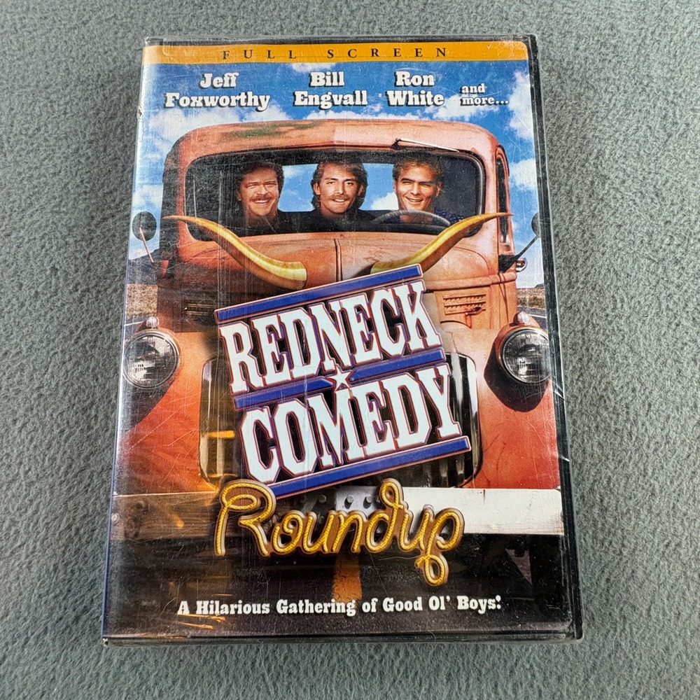 Redneck Comedy Roundup DVD Jeff Foxworthy Bill Engvall Ron White Full Screen NEW
